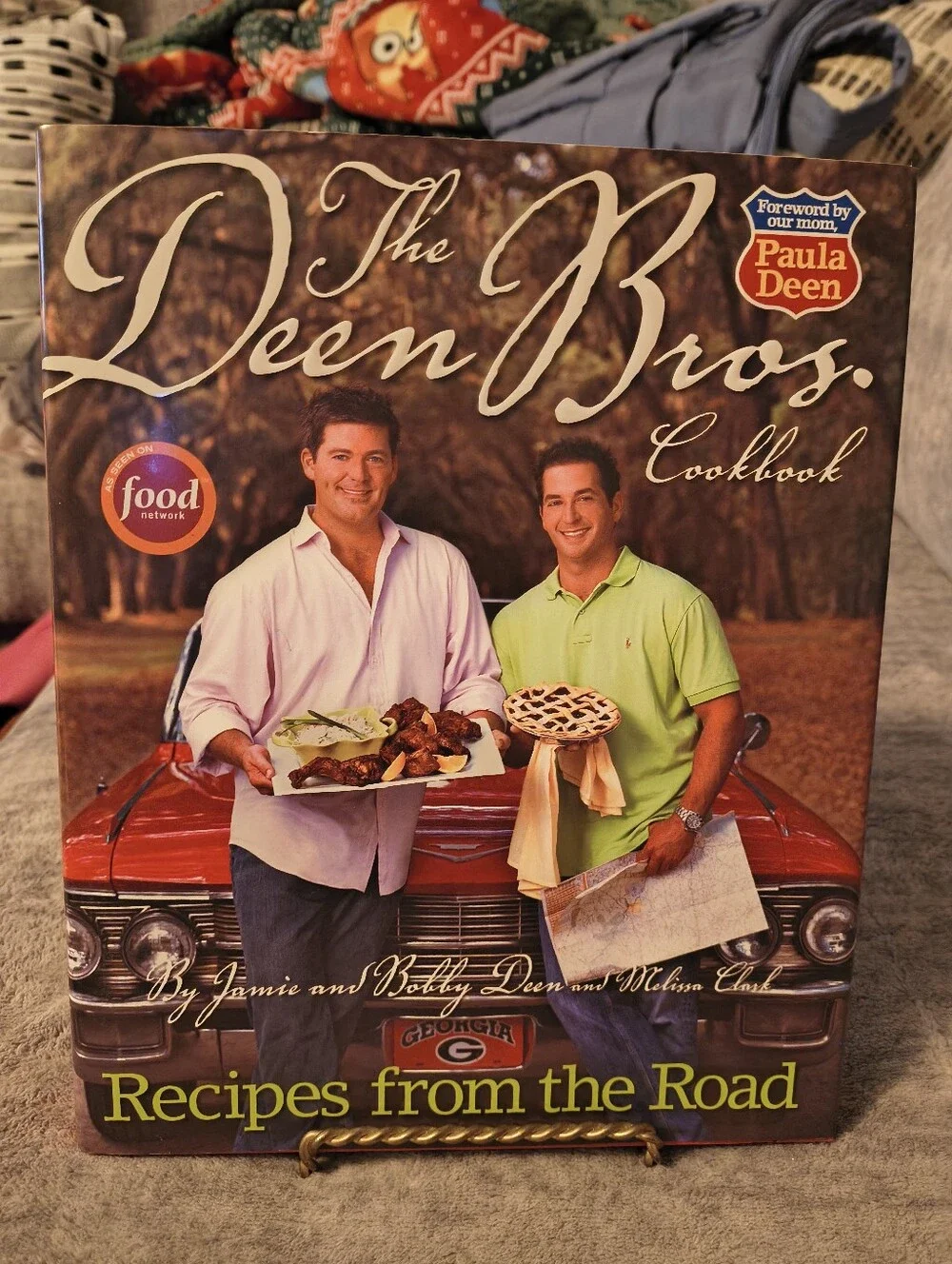 The Deen Bros. Cookbook - Green & Red Cover